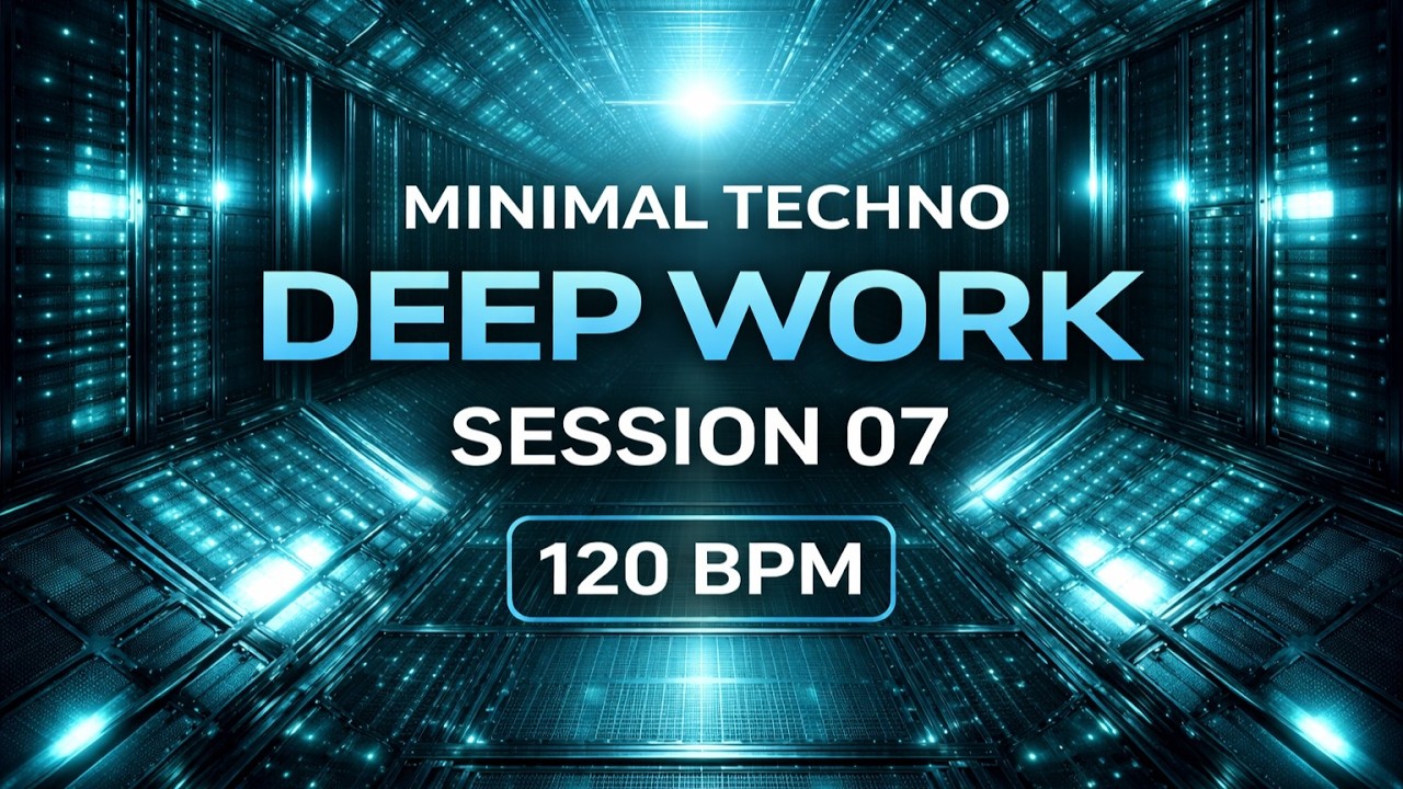 🎧 Minimal Techno for Deep Work – Session 07 | 2 Hours | 120 BPM