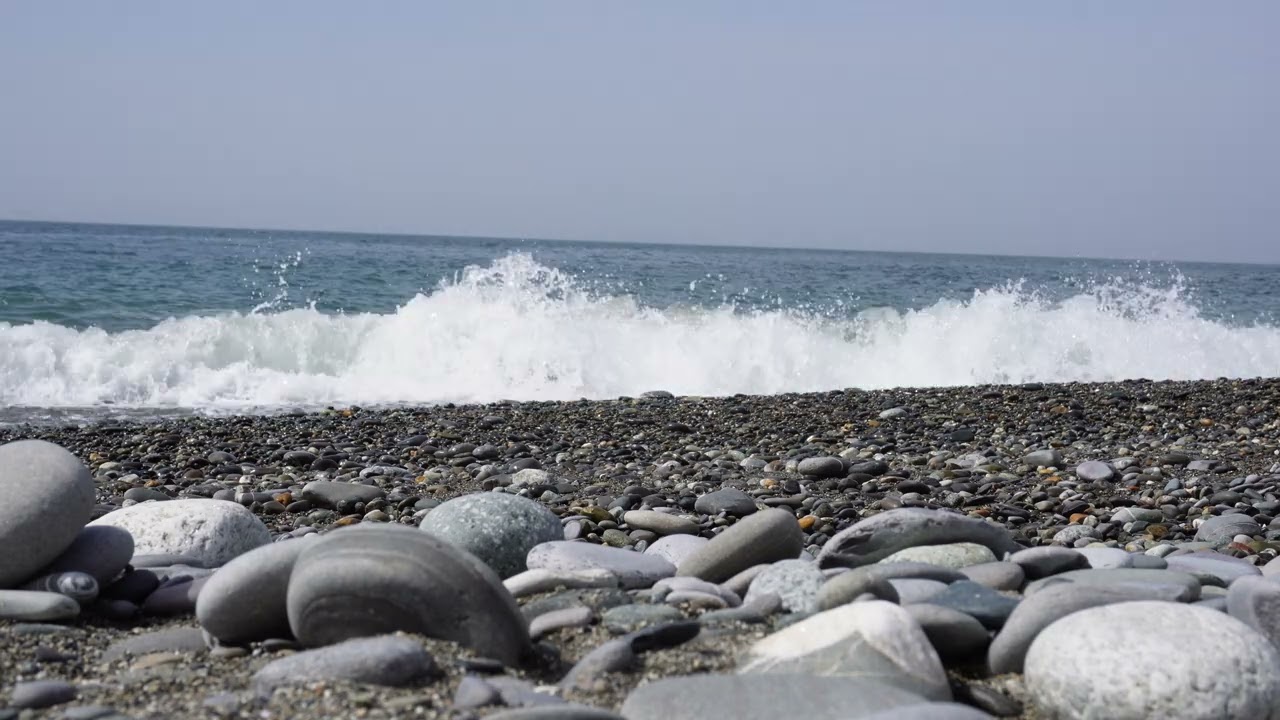 Чёрное море, шум волн, солнечно. Релакс видео.