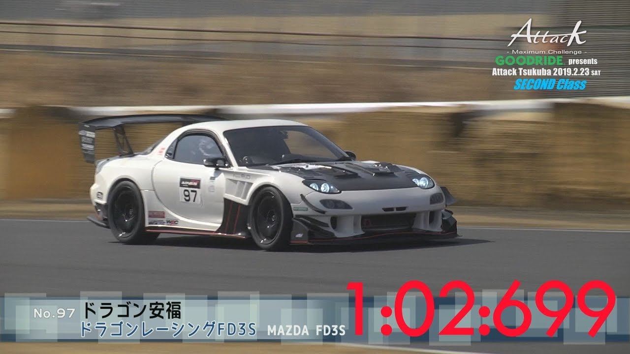 Attack Tsukuba 2019-0223「ドラゴン安福//ドラゴンレーシングFD3S」FD3S