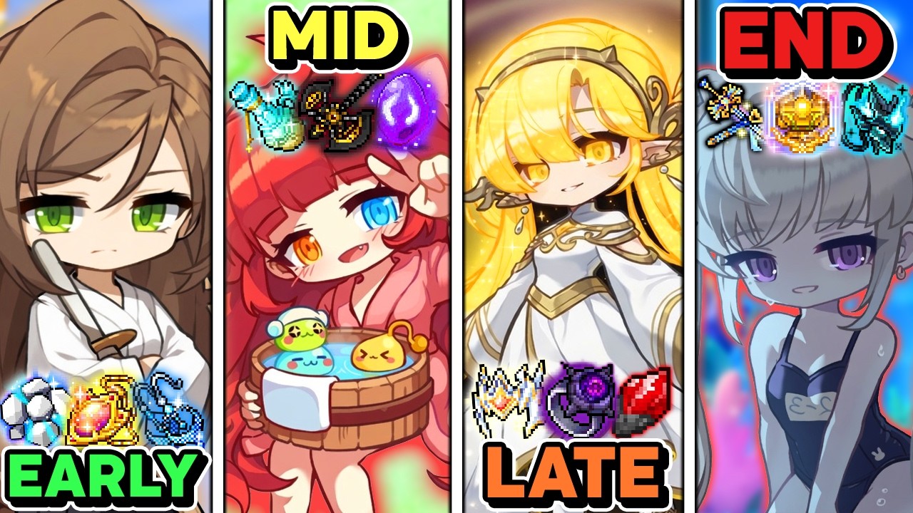 Все этапы развития MapleStory 2026