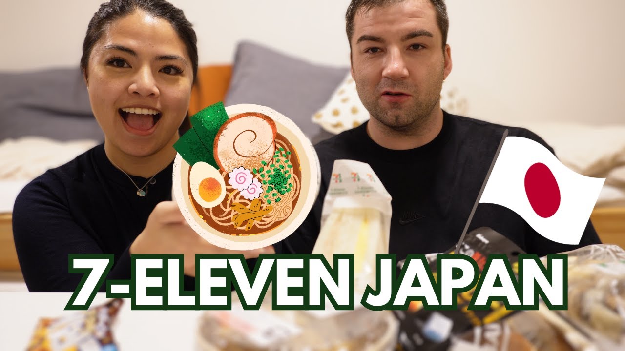 We tried 7-Eleven food in Japan! 🍜🍛🇯🇵 | @Fil-IrishLife