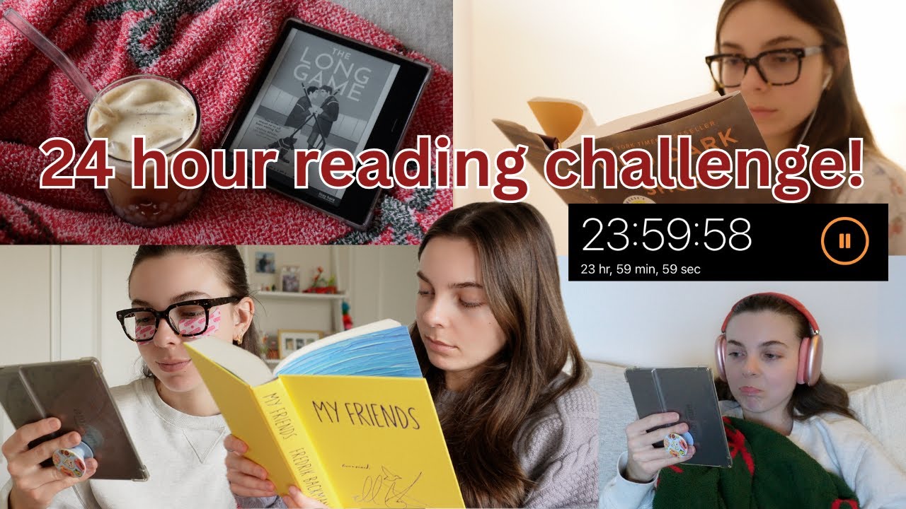 Сколько всего я смогу прочитать за 24 часа!? 📖💤 (Книжное Рождество, 12-й день)!