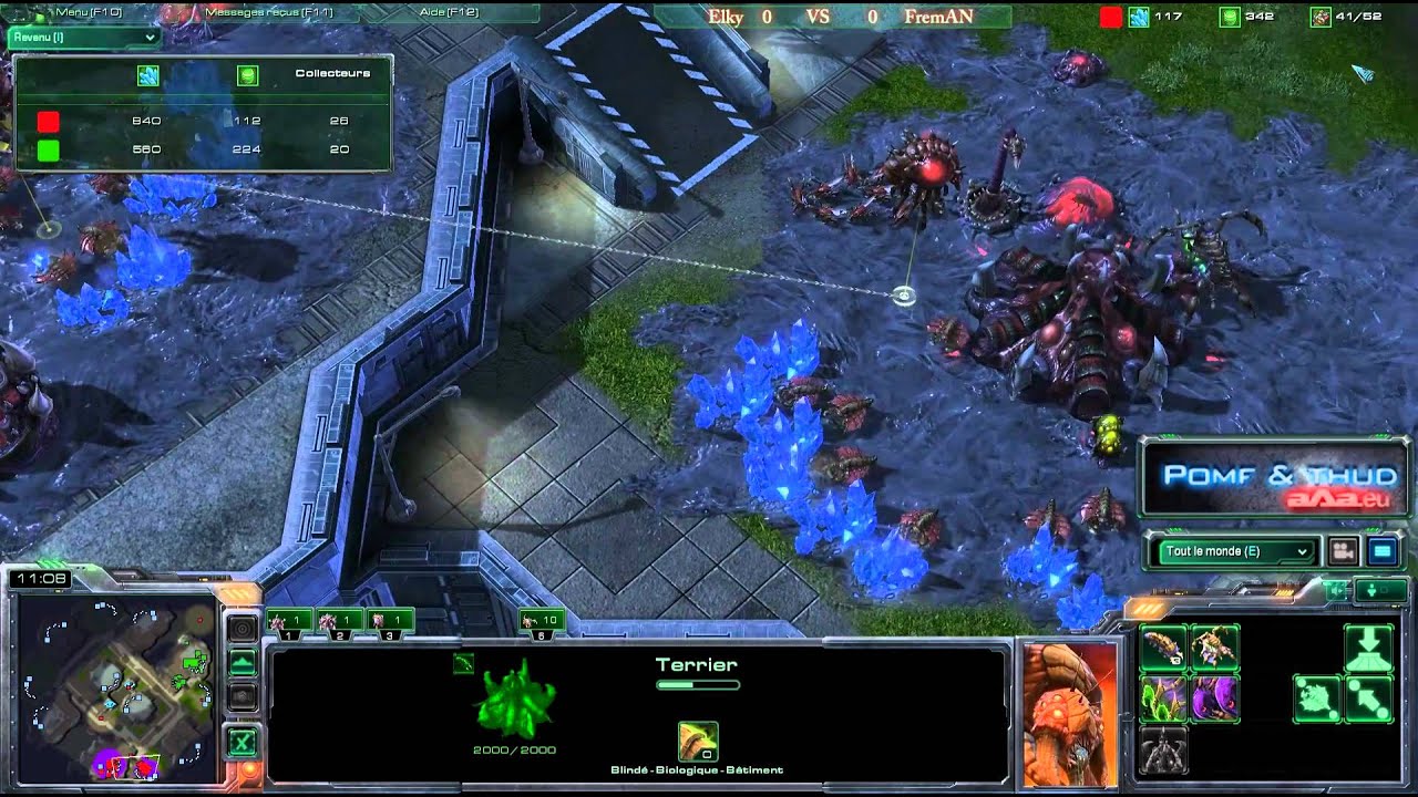 (PA003) Elky vs Freman - ZvP - Poker Academie SC2 Cup - Starcraft 2 Replay [FR]
