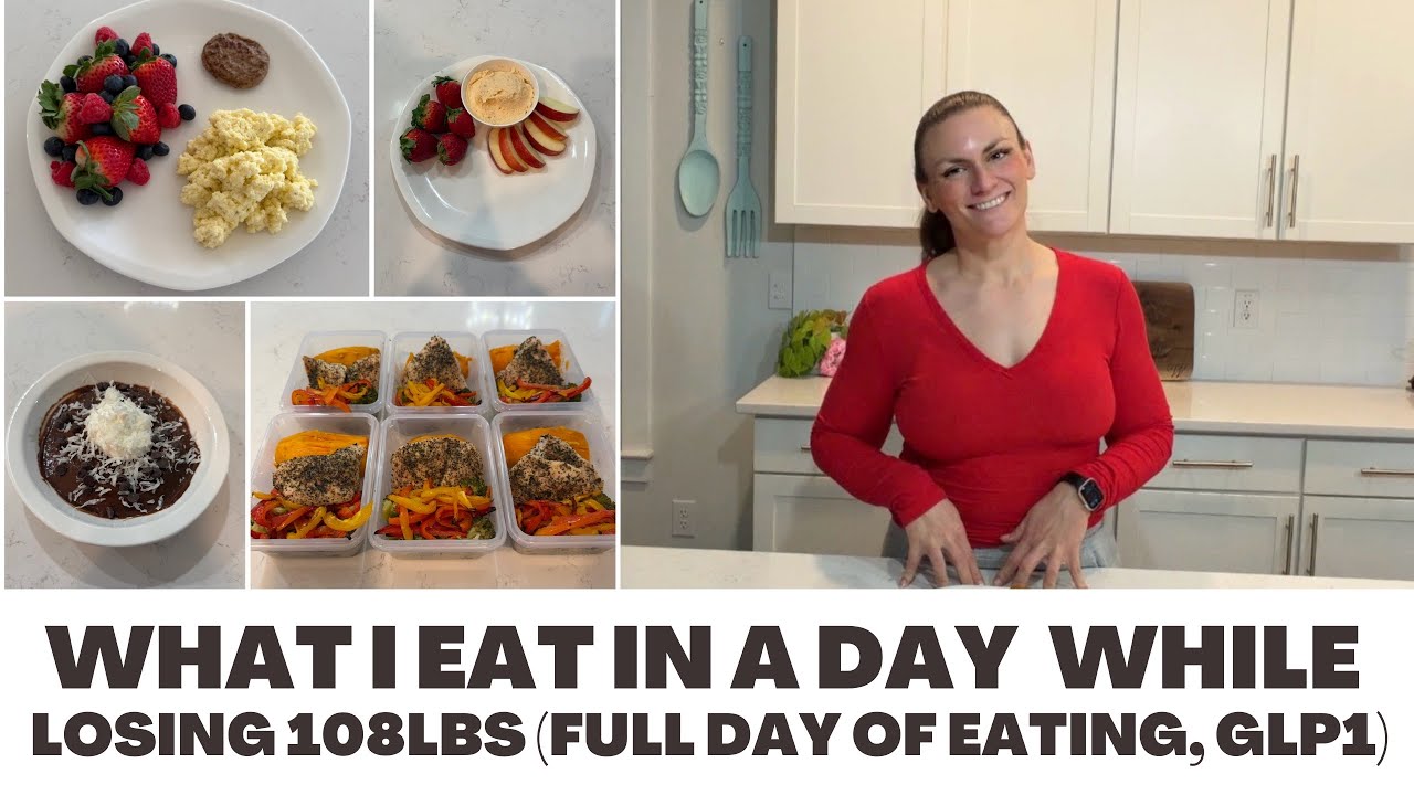 What I Eat In A Day While Losing 108lbs (WIEIAD, Weight Loss, GLP1)