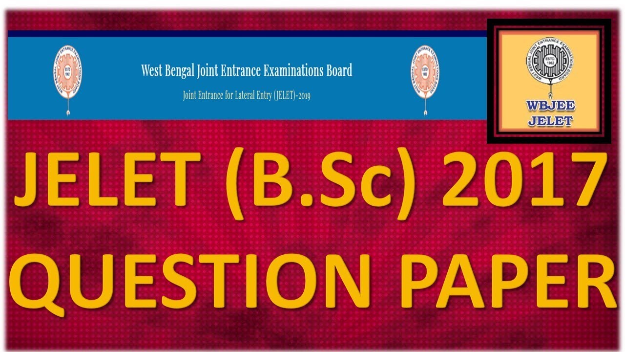 B.sc Question Paper 2017 | JELET | Lateral Entry | Mathematics |