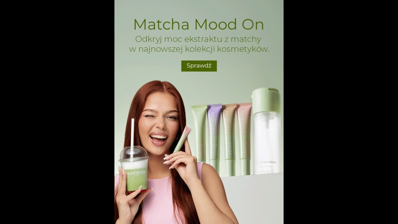 Kolekcja Matcha Mood On Everybody London #everybodylondon #rossmann #kosmetyki #aleksandrasosfa
