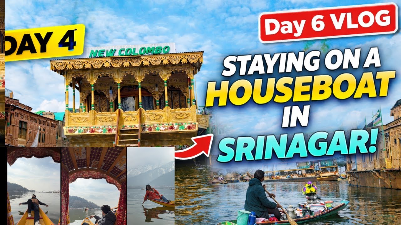 Kashmir Me Houseboat Stay 😱 सच में इतना सुंदर? | Day 6 Srinagar Vlog