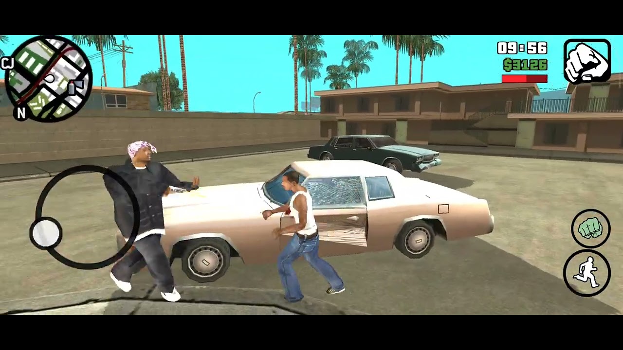 GTA San Andreas/uper see gerga mar gaya mara carakter 