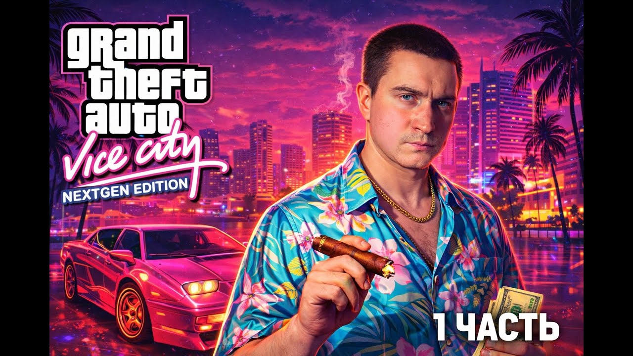 GTA / Grand Theft Auto: Vice City  Nextgen Edition gameplay 1 part | Прохождение | 1 часть