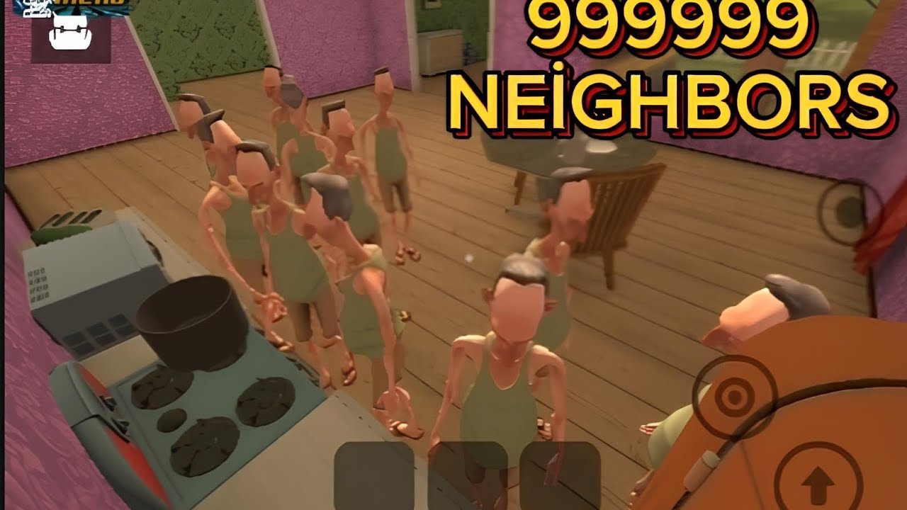 Angry Neighbor Mod APK (999999 Neighbors) - Funny Gameplay | PART 2