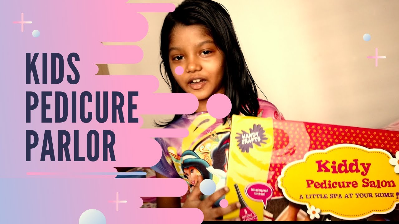 Kids pedicure parlour at Home. DIY Spa Kit for Kids. Kids Fun activities. Rakshdow