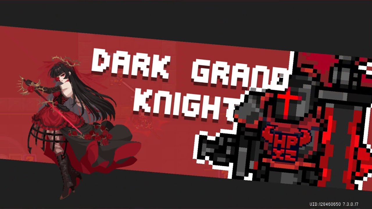 Soul Knight | Sword Master Into The Wonderland skin: Rosadame Evelyn | Dark Grand Knight Boss Battle