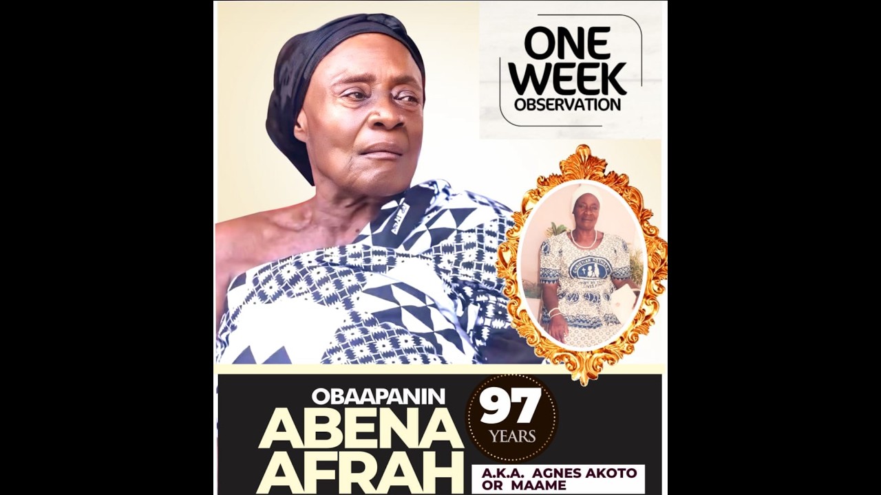 ONE WEEK OBERVATION