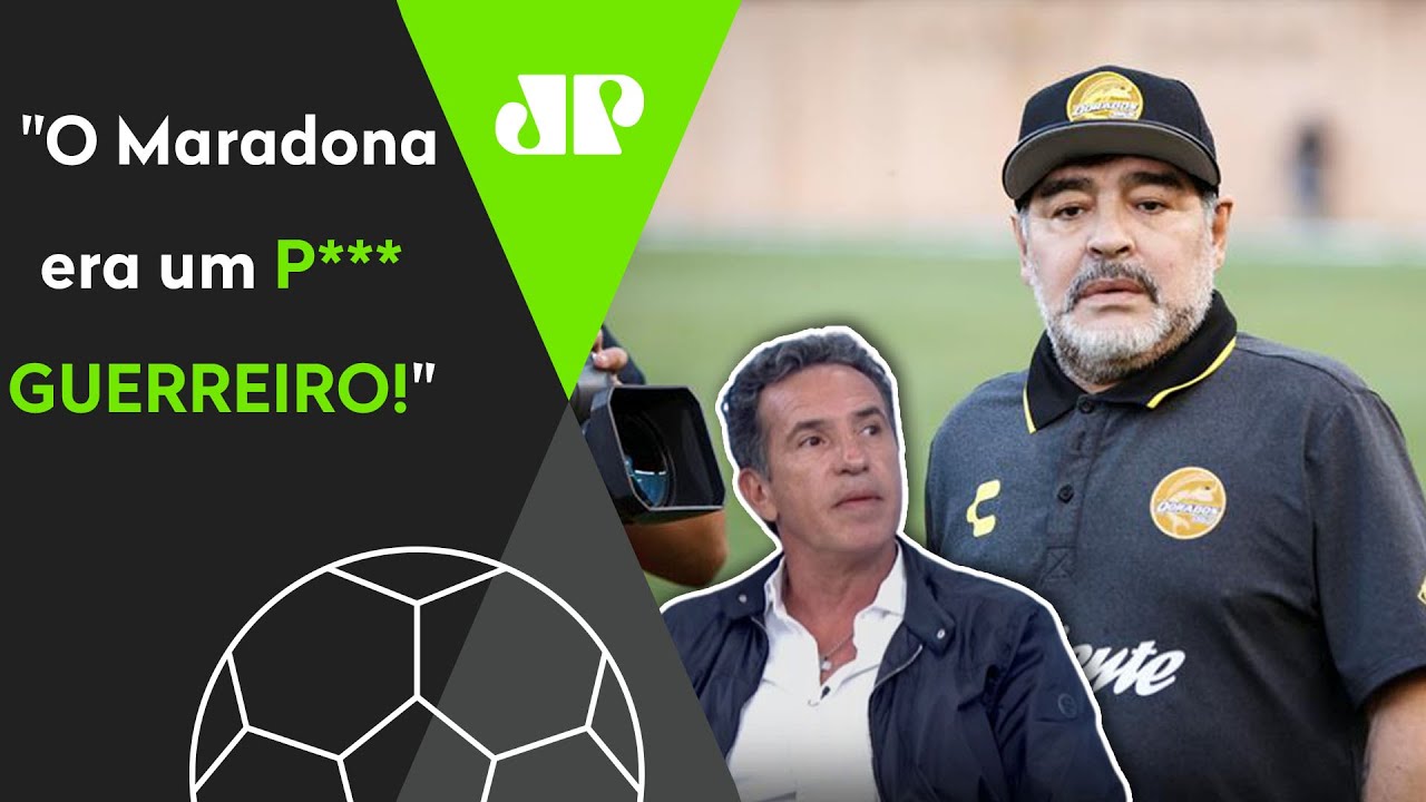 Careca se emociona ao falar da morte de Maradona: 