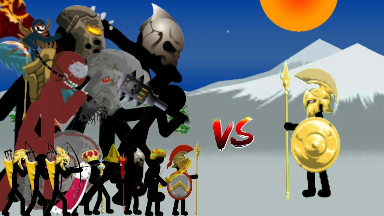 Golden spearton vs units |stick war legacy
