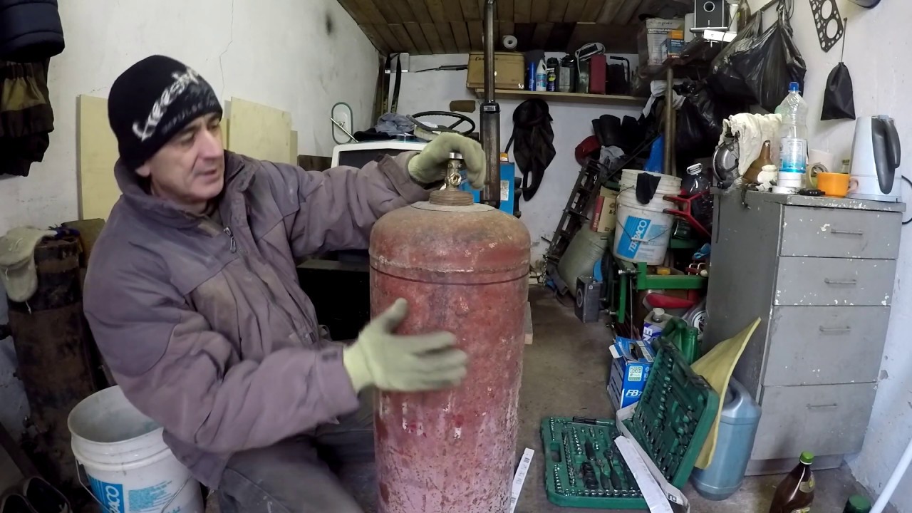БУРЖУЙКА С ГАЗОВОГО БАЛЛОНА