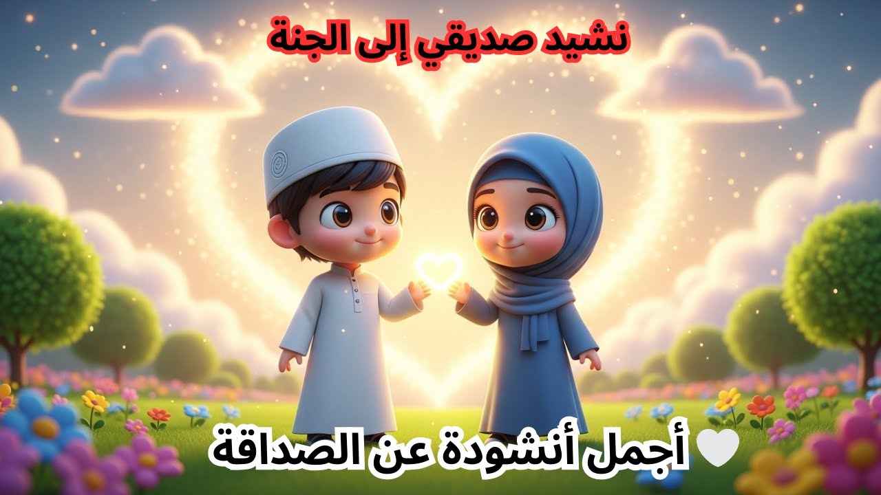 نشيد صديقي إلى الجنة 🤍 أجمل أنشودة عن الصداقة #أناشيد_أطفال #تعليم_الأطفال #كراميش #الأطفال_المرحين