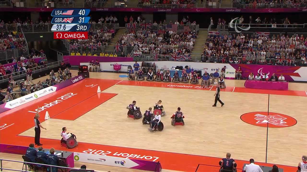 Wheelchair Rugby - USA versus GBR - LIVE - 2012 London Paralympic Games