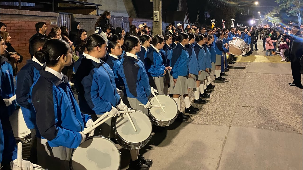 Desfile nocturno Banda liceo San Juan xxiii villa alemana 2025
