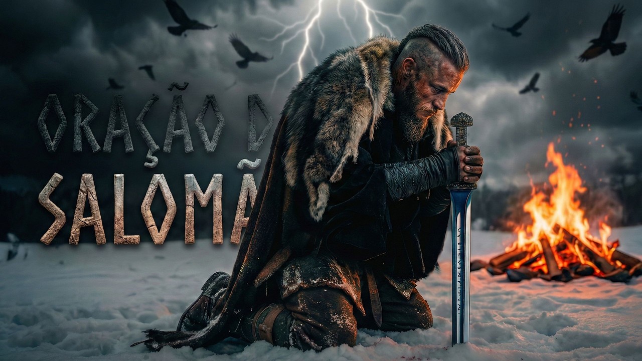 VOCÊ NUNCA OUVIU A ORAÇÃO DE SALOMÃO ASSIM! SABEDORIA DO REI GUERREIRO - ÉPICO VIKING