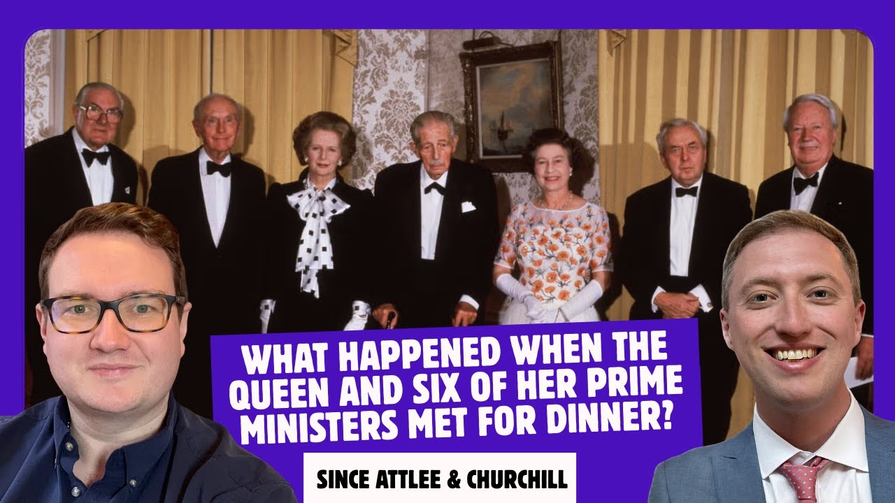 What happened when the Queen and six of her Prime Ministers met for dinner?