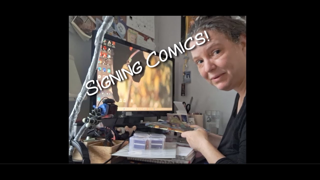 Signing Cat Comics!