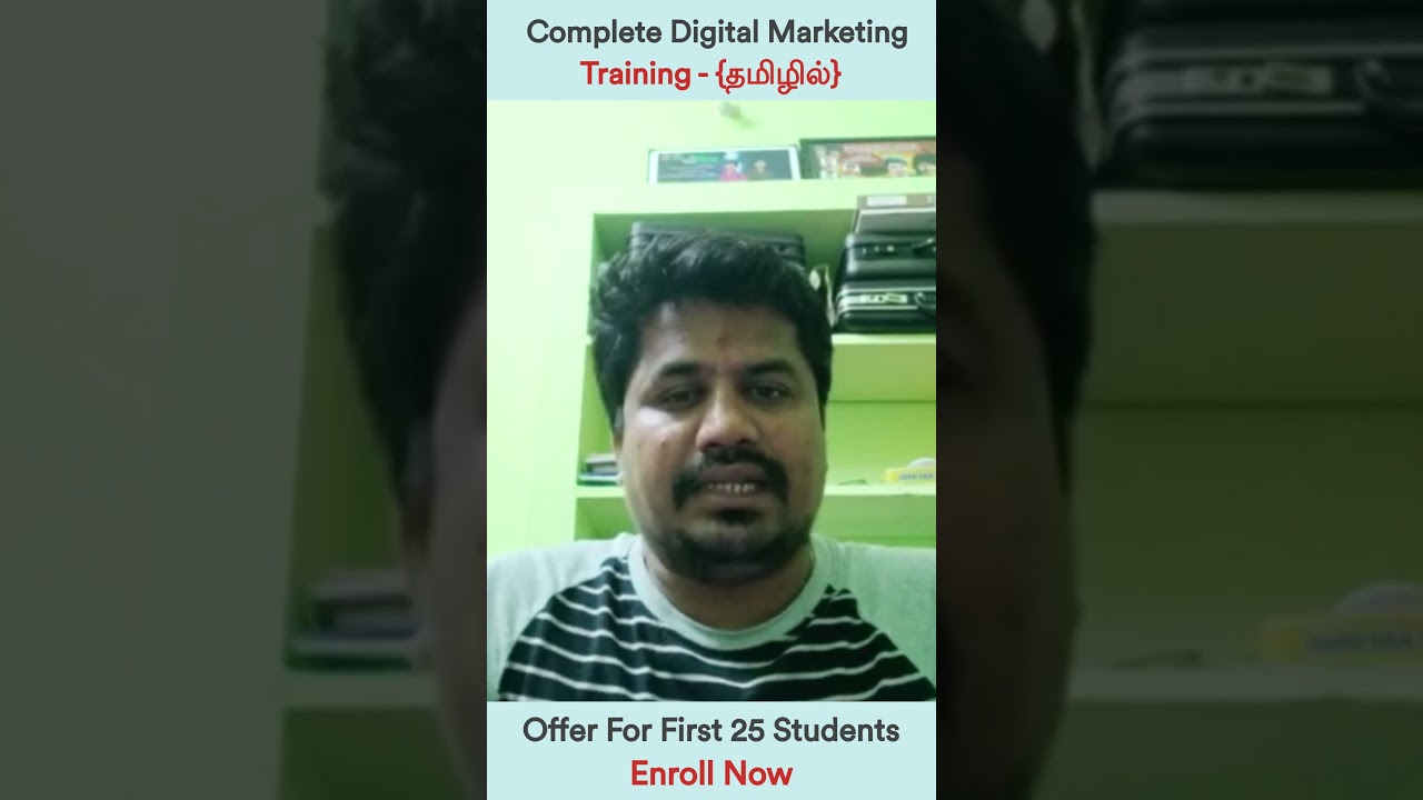 Review #2: Nagarajan - Tamil Digital Marketing Testimonial  | SGS Mediasoft
