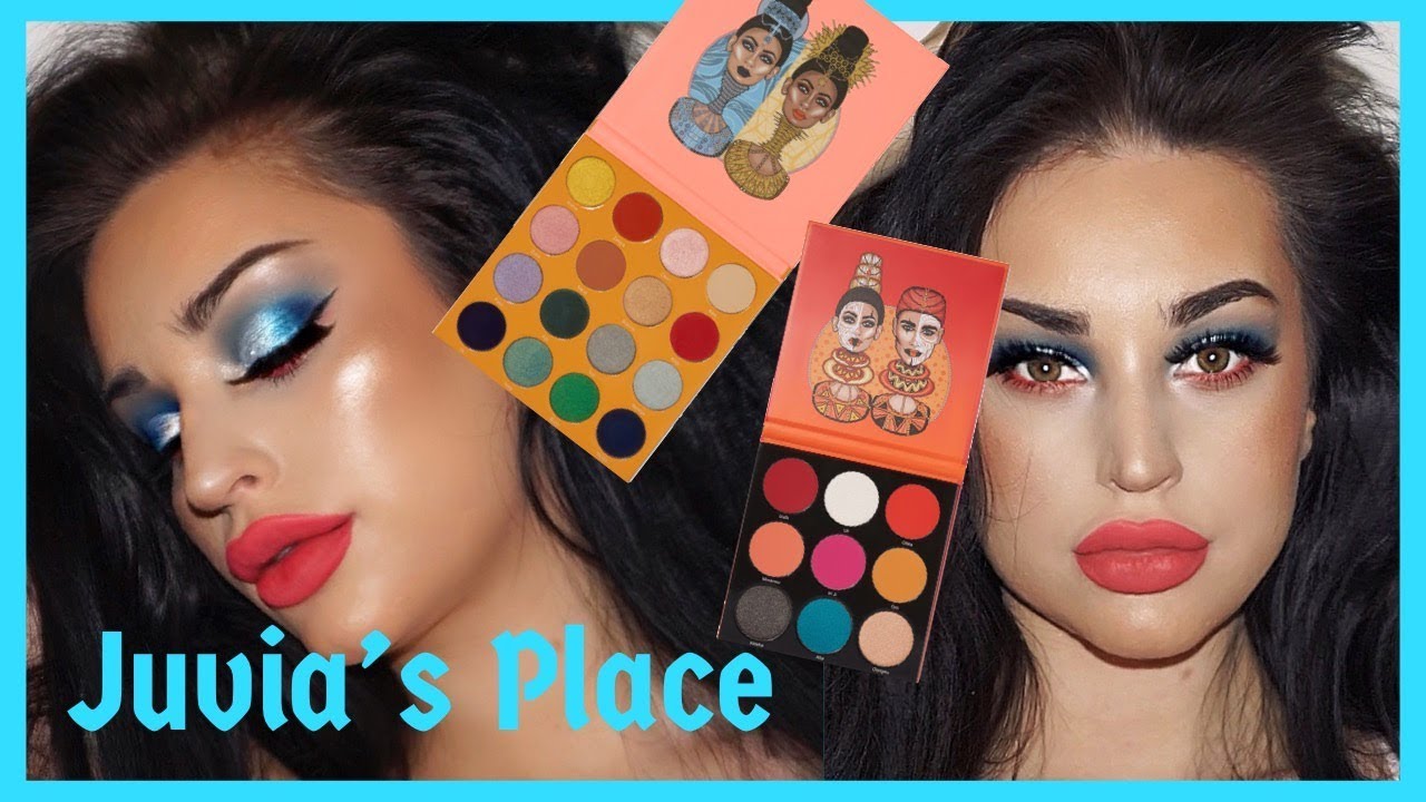Juvia's place Magic palette I Blue cut crease I Ena Friedrich
