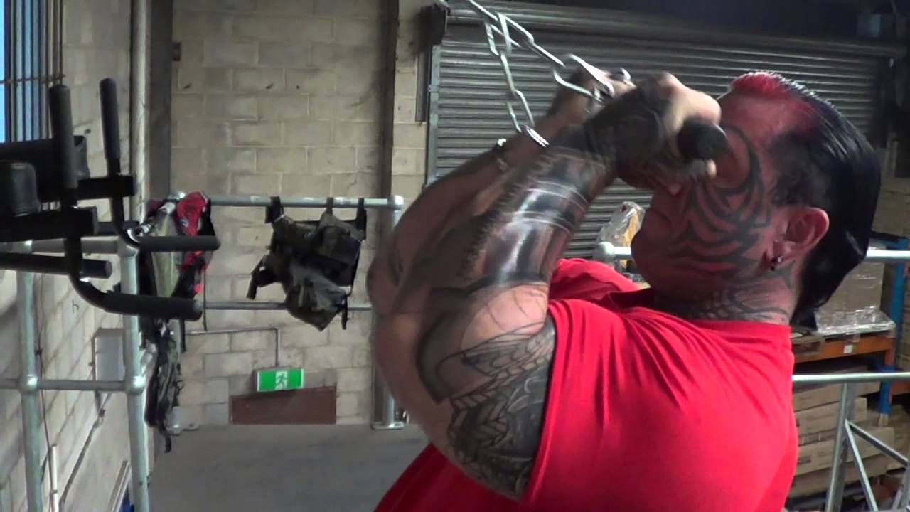Lee Priest High Cable Curls Exercise