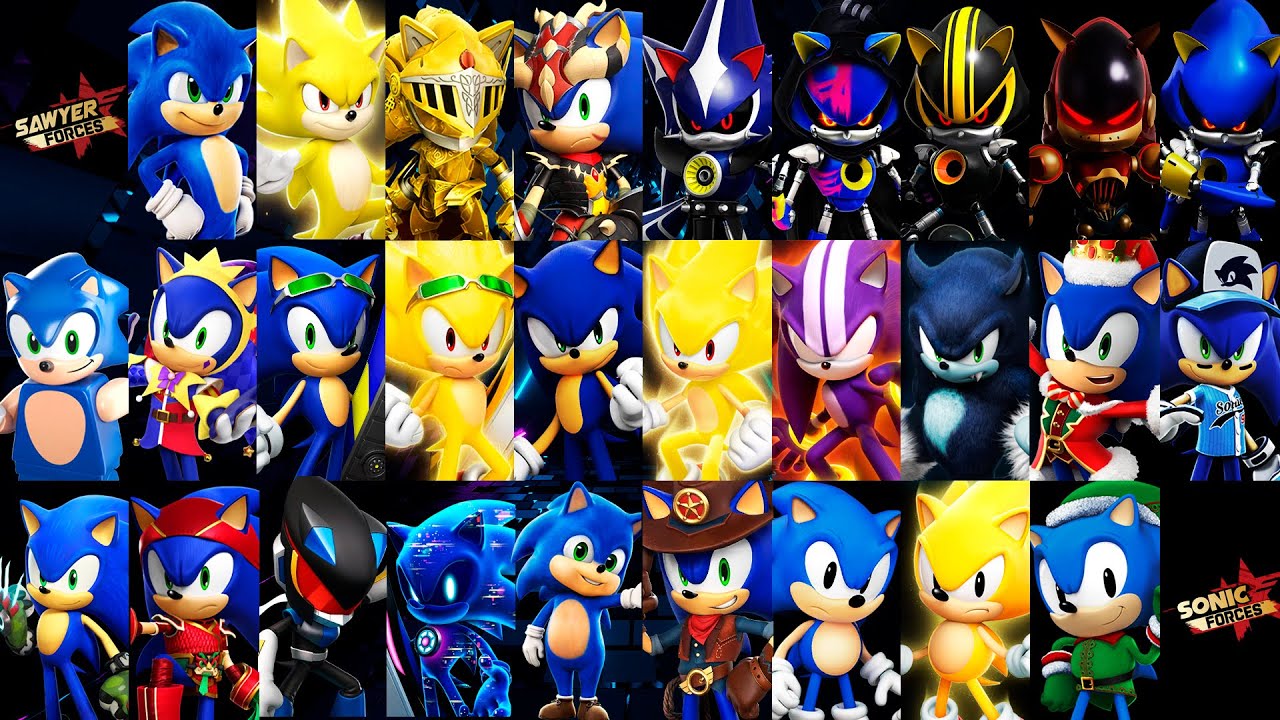 Sonic Forces Speed Battle: All SONICS Characters Gameplay