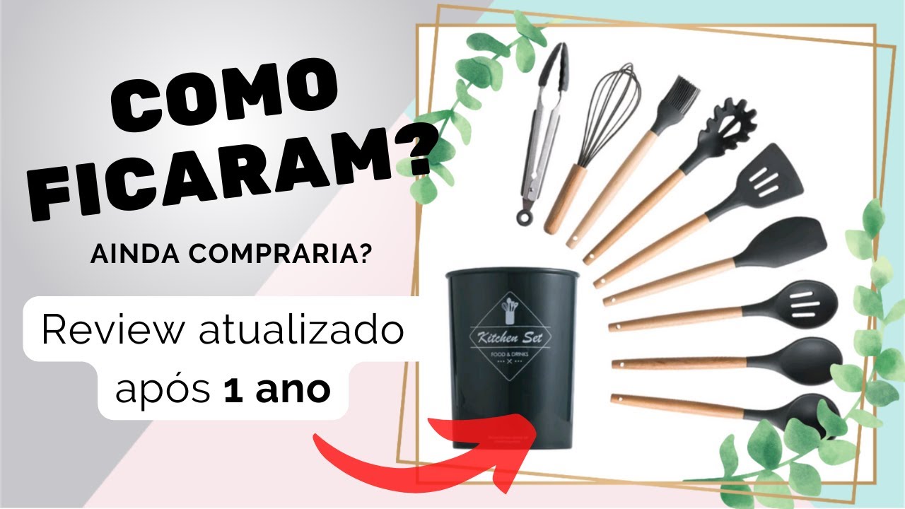 COLHERES de SILICONE após 1 ANO DE USO - acessórios para cozinha - VALEU A PENA?