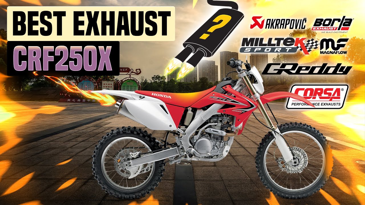 Honda CRF250X Exhaust Sound 🔥 Review,Supermoto,Mods,Upgrade,FMF,Lexx,Yoshimura,Stock,System+