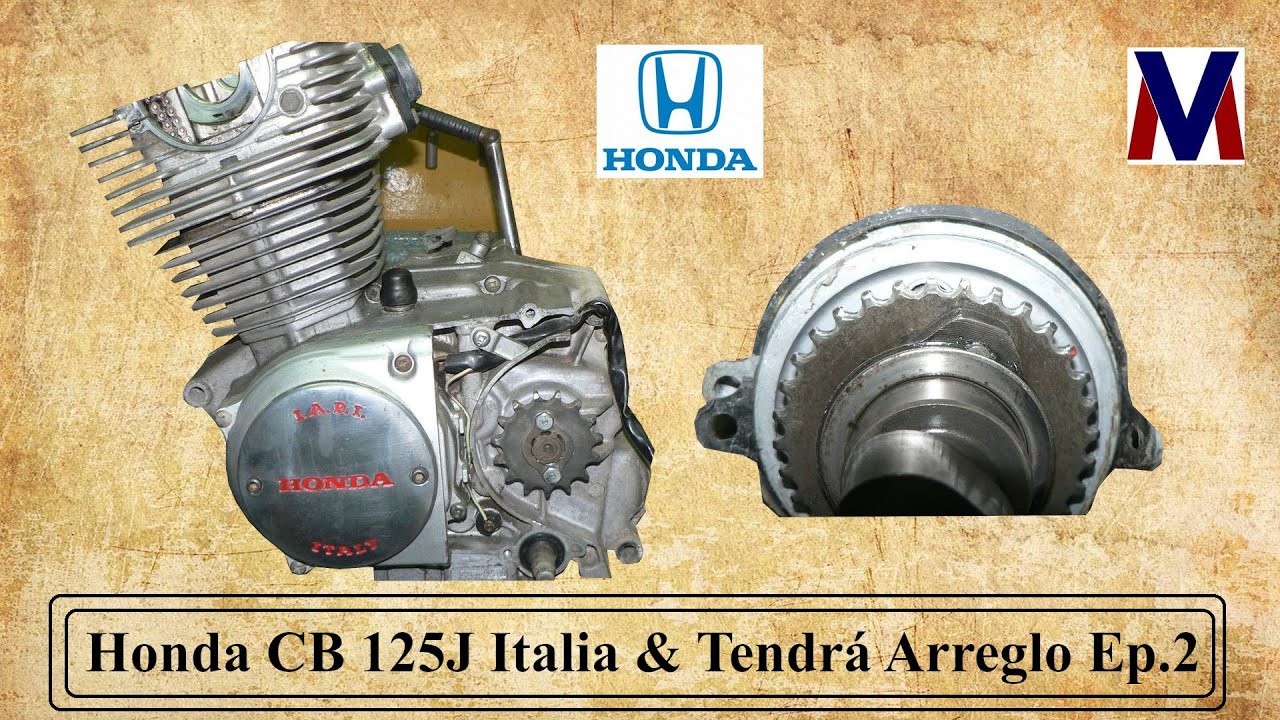 Honda CB 125J Italia & Desmontamos Distribución Ep.2