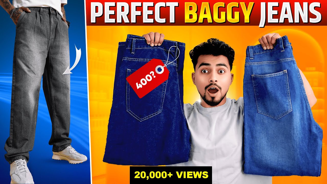 BAGGY Jeans Starting ₹600🔥 | Must Have Jeans For Men | Jeans For College GUYS