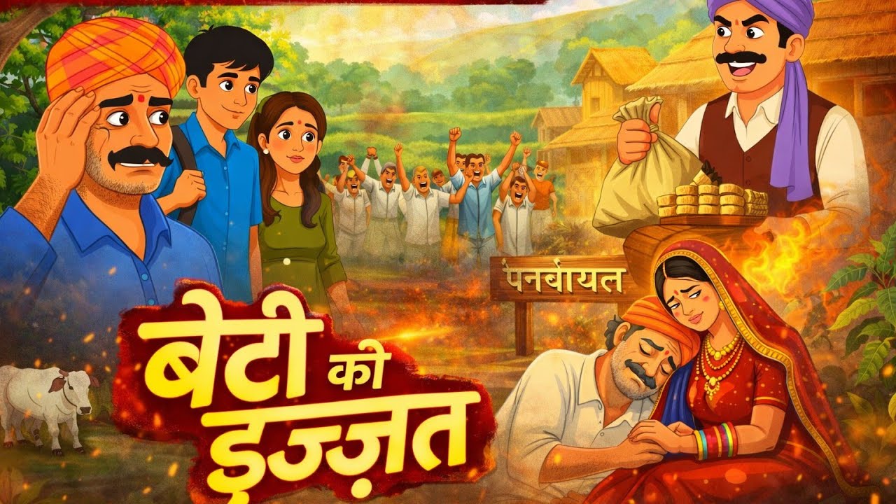 बेटी की इज्ज़त ।#story #hindistories #hindimoralstorykahaniya@GALAXYADVENTURETV @AkkuToonOfficial 