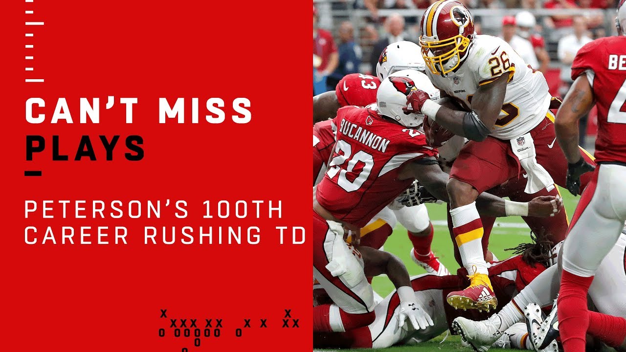 Adrian Peterson's 100th Career Rushing TD!