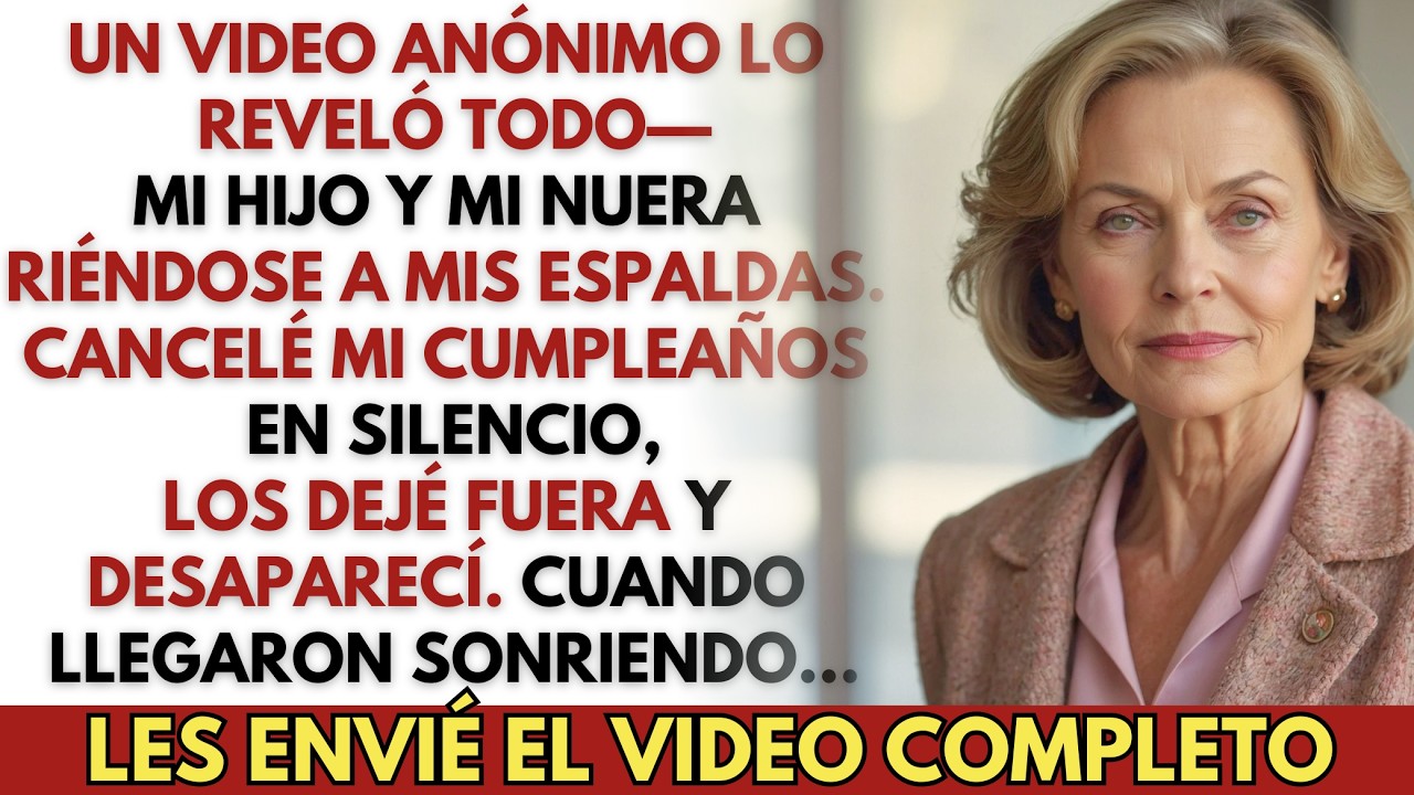Después de recibir un video anónimo, cancelé mi fiesta de cumpleaños—mi peor sospecha se confirmó