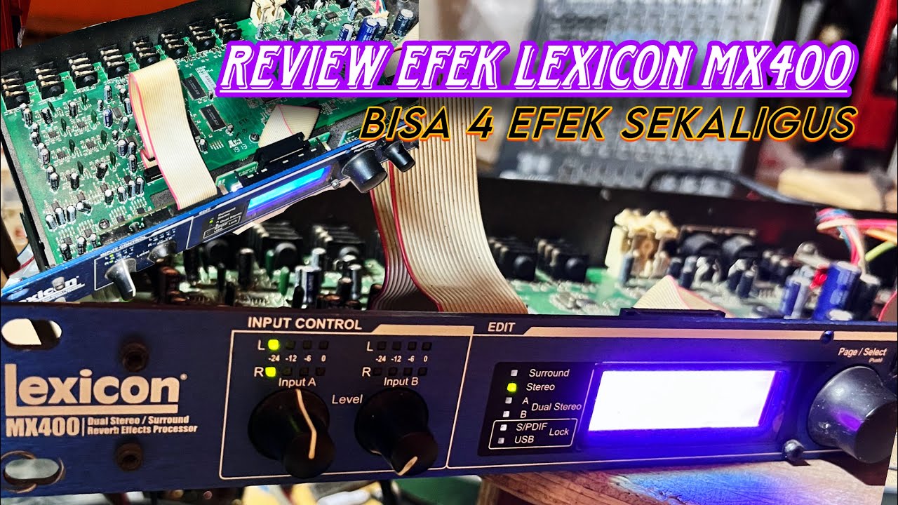 Обзор эффектов Lexicon MX400