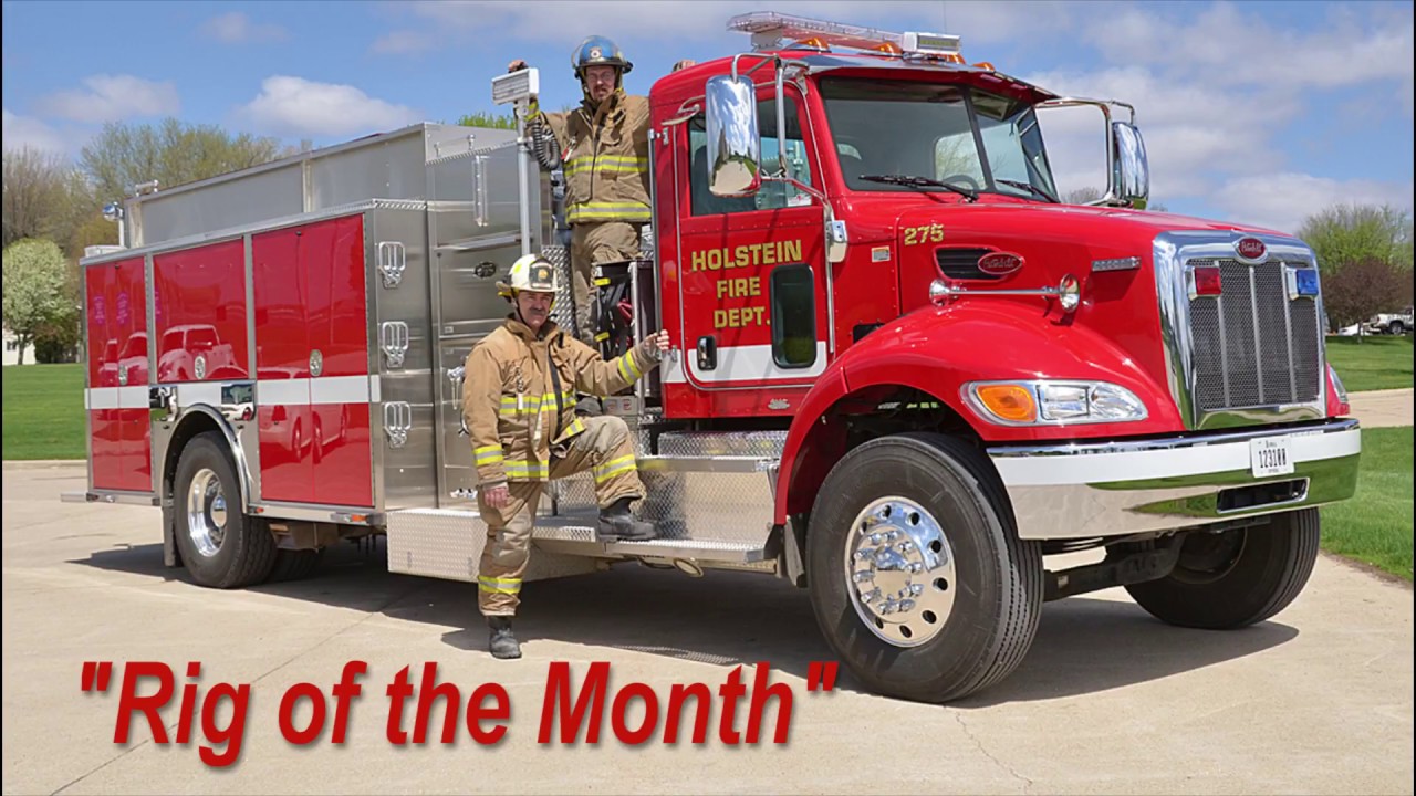Peterbilt Fire Truck serves Holstein, Iowa