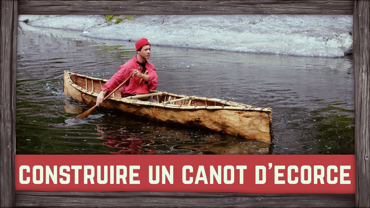 Comment construire un canot avec l'écorce d'un arbre