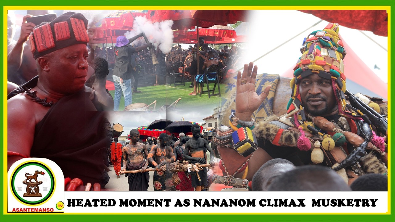 Heated 🔥Moment As Nananom Climax Musketry Day With Kobene. Damirafa Due Asante Akyem Bompataman😭