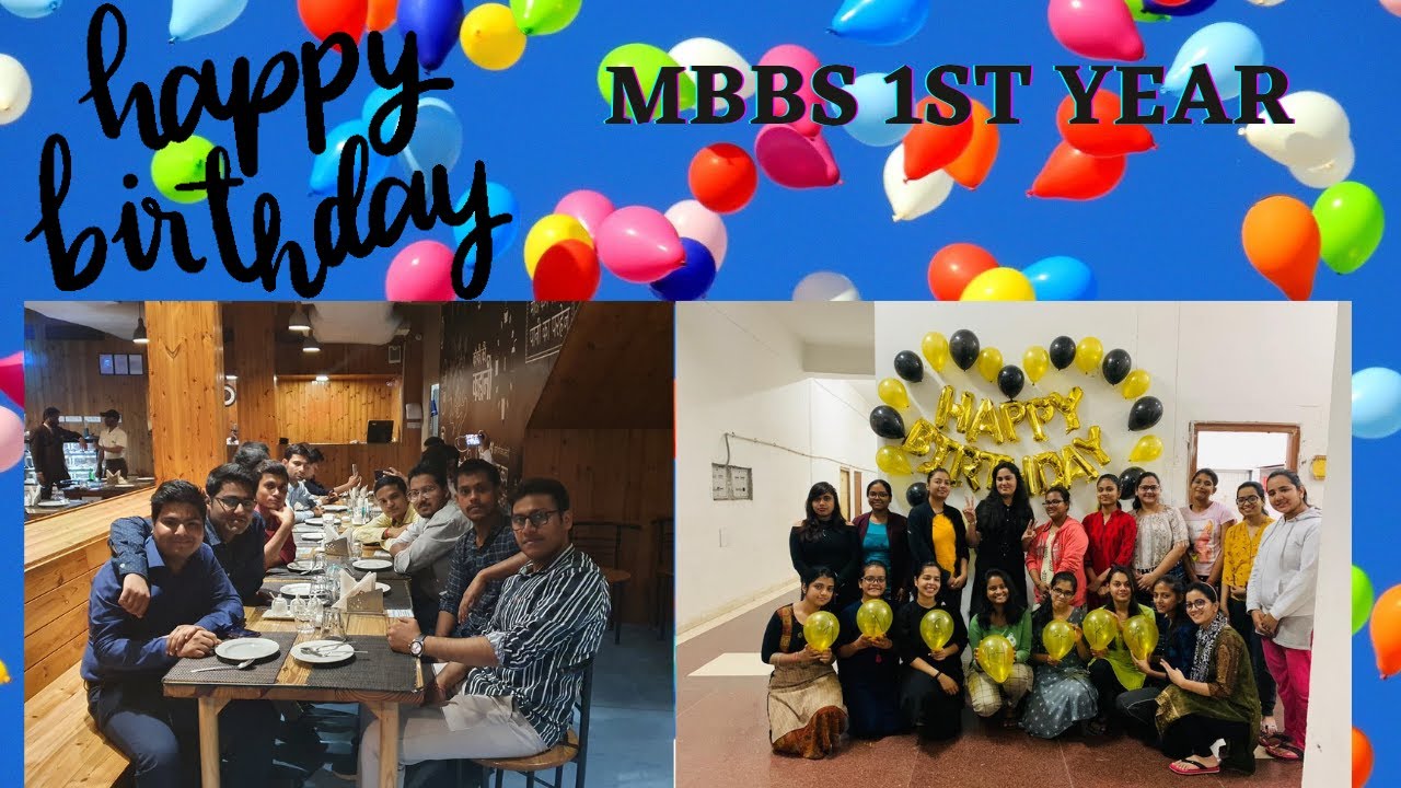 Upums Saifai | MBBS 1st year birthday celebrations|MBBS boys hostel| MBBS Girls hostel|College life