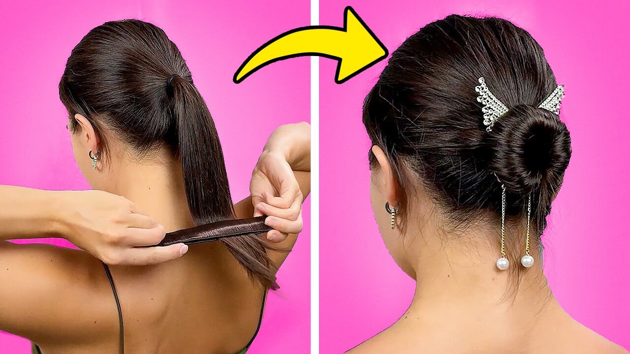 1-Minute Hairstyles You&rsquo;ll Love 💖💇&zwj;♀️ Fast & Simple Hair Hacks!