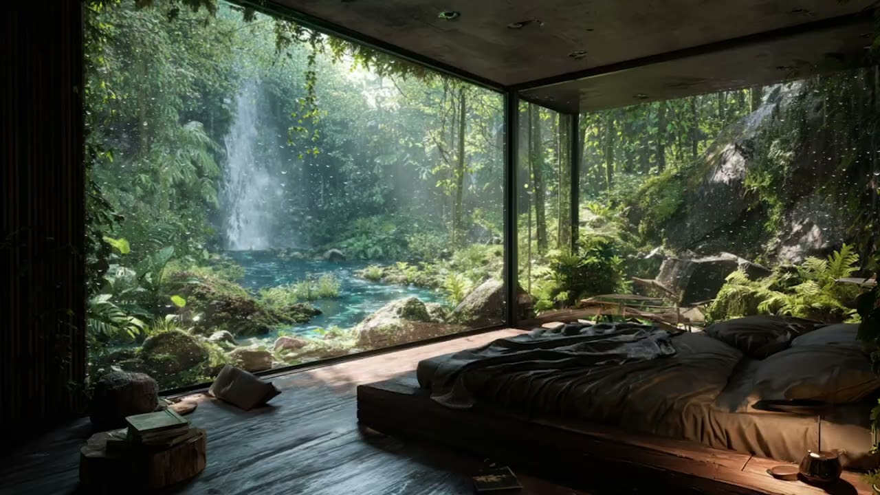 Rain Piano in a Traditional Japanese Home Cozy Zen Rain Sounds for Sleep, Study, Relax & Deep Focus