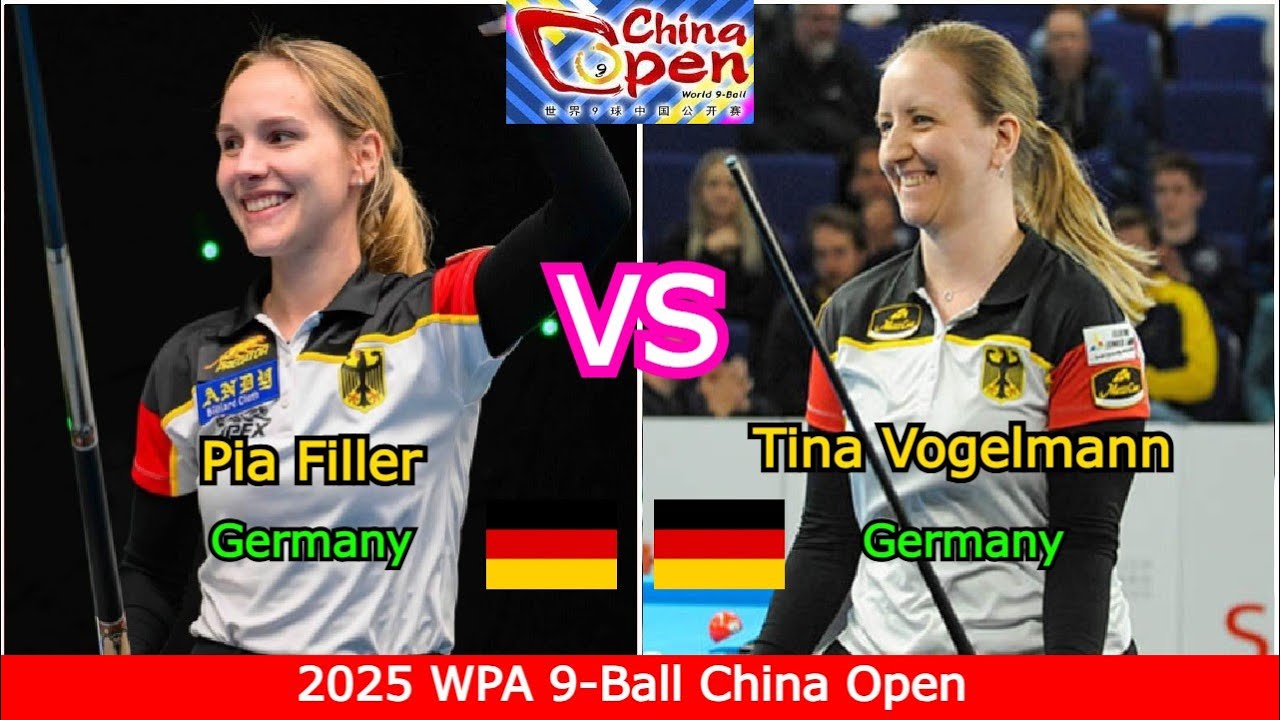 Pia Filler 🆚️ Tina Vogelmann | 2025 WPA 9-Ball China Open - Full Match