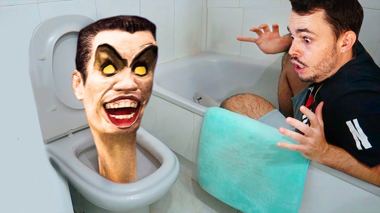 WENN du SKIBIDI TOILET im BADEZIMMER siehst RENN SOFORT WEG oder... !!!