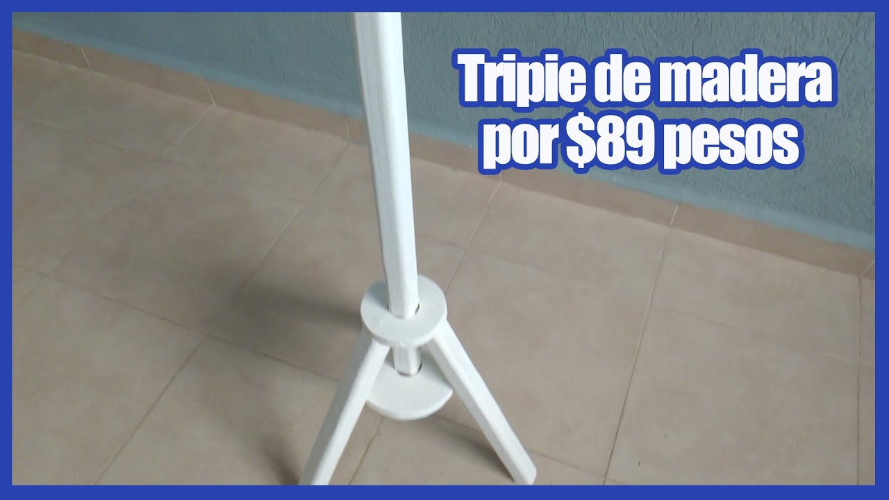 Como hacer tripie de madera con $89 pesos - Batuzae Games