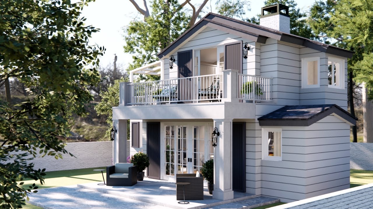 (9x4.5m)  🏡 This Small House is Really Like A DREAM... !!!