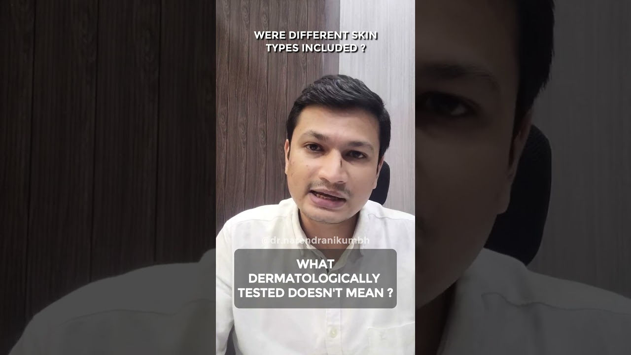 Reality OfTruth About Dermatologically Tested Skin Products | Dr Narendra Nikumbh