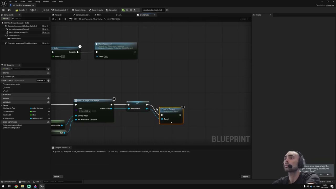 by Dexied/ Уроки по Unreal Engine/ О репликации. Часть 3 (показываем значения в виджетах)